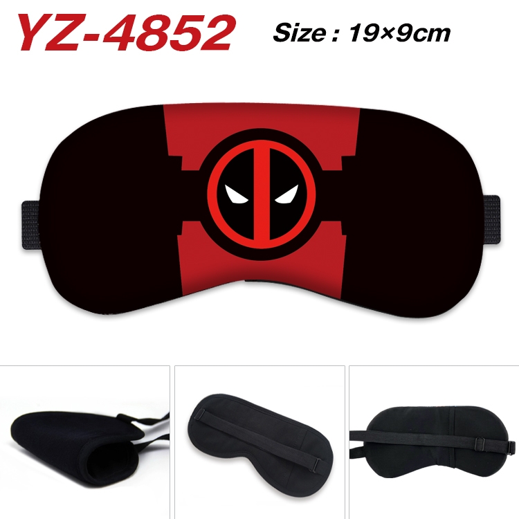 Superhero Movie animation ice cotton eye mask without ice bag price for 5 pcs  YZ-4852