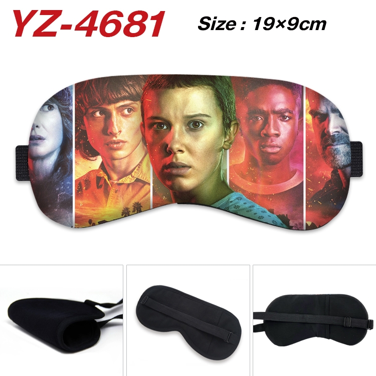 Stranger Things animation ice cotton eye mask without ice bag price for 5 pcs YZ-4681
