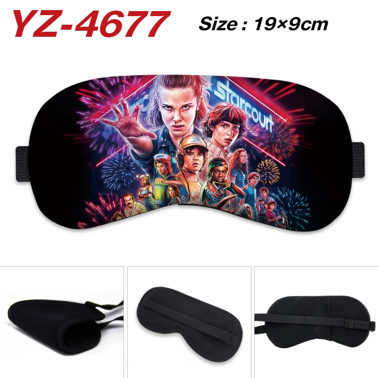 Stranger Things animation ice cotton eye mask without ice bag price for 5 pcs YZ-4677