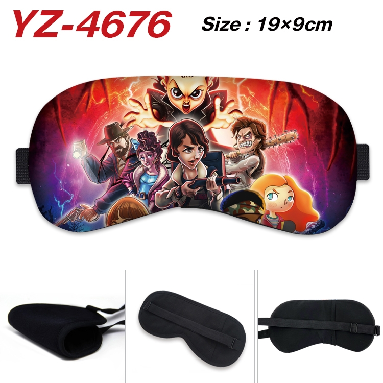 Stranger Things animation ice cotton eye mask without ice bag price for 5 pcs YZ-4676