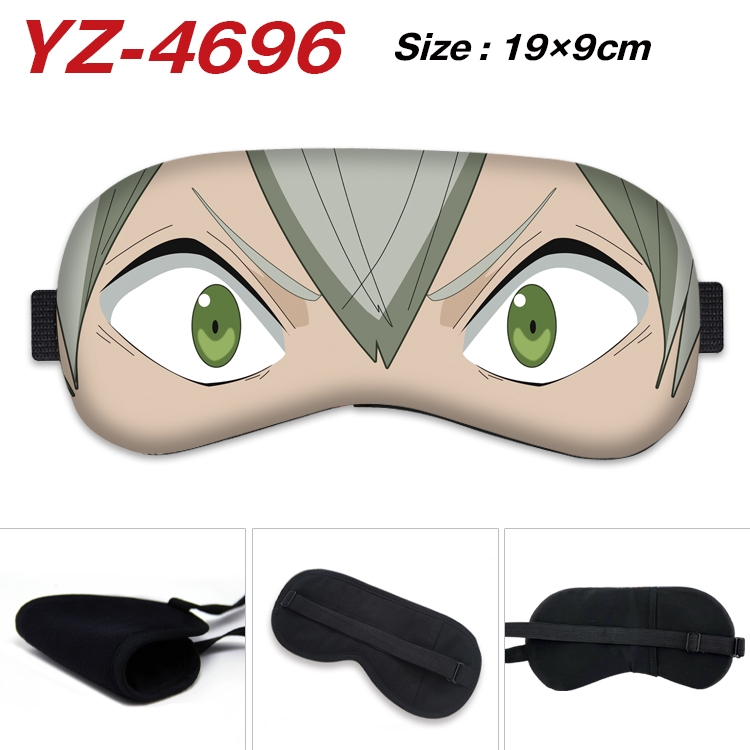black clover animation ice cotton eye mask without ice bag price for 5 pcs YZ-4696