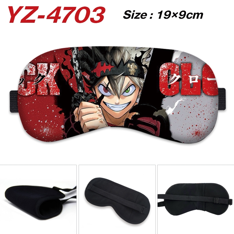 black clover animation ice cotton eye mask without ice bag price for 5 pcs  YZ-4703