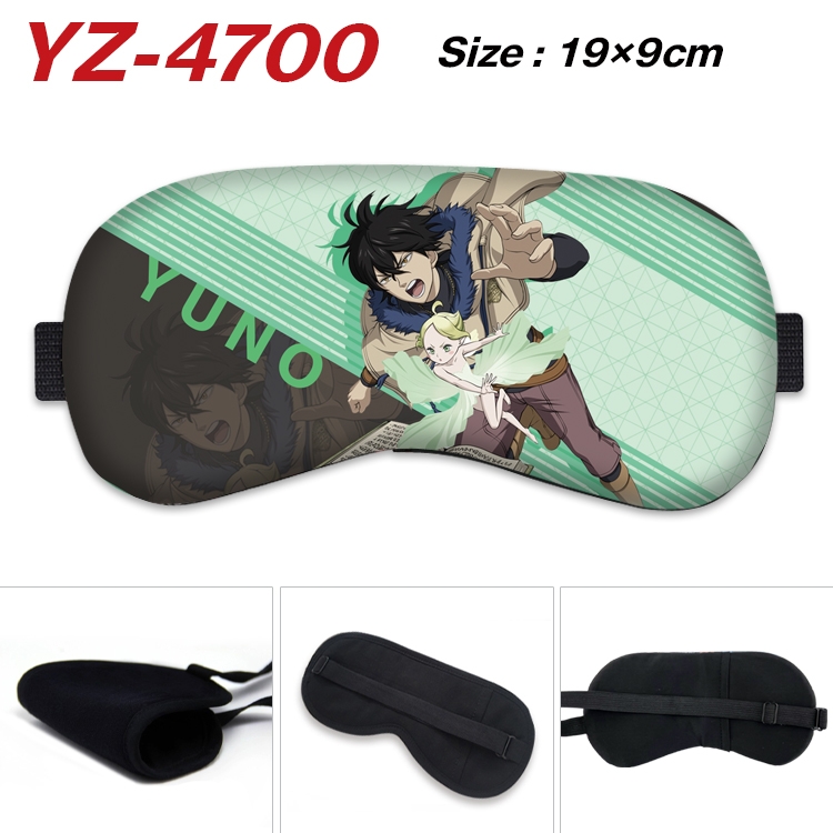 black clover animation ice cotton eye mask without ice bag price for 5 pcs YZ-4700