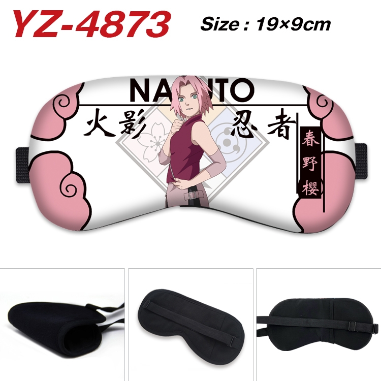 Naruto animation ice cotton eye mask without ice bag price for 5 pcs  YZ-4873