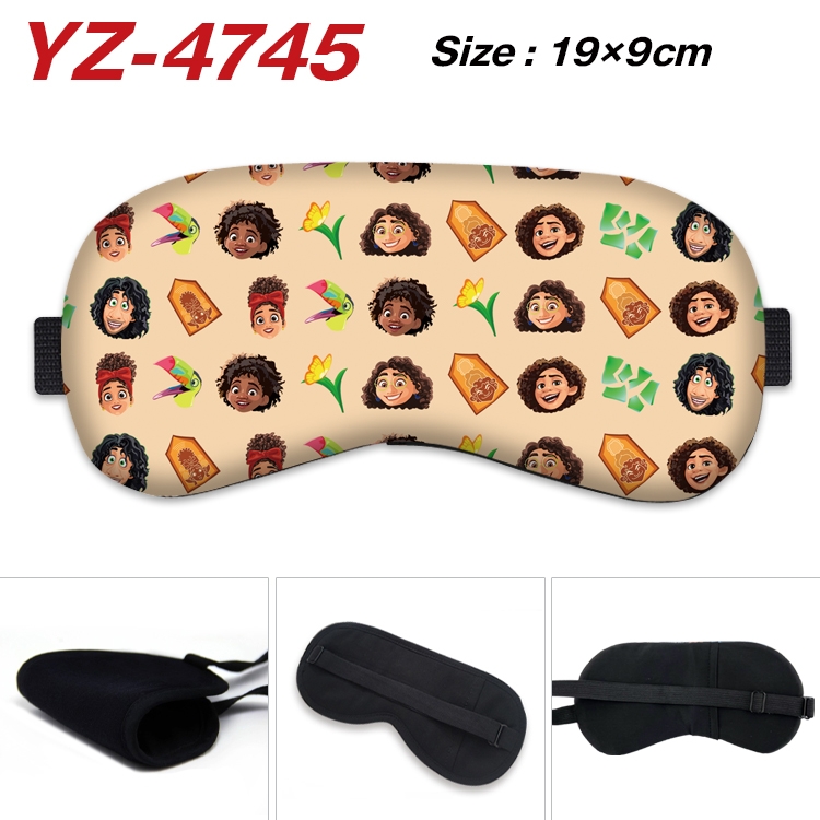 full house of magic animation ice cotton eye mask without ice bag price for 5 pcs YZ-4745