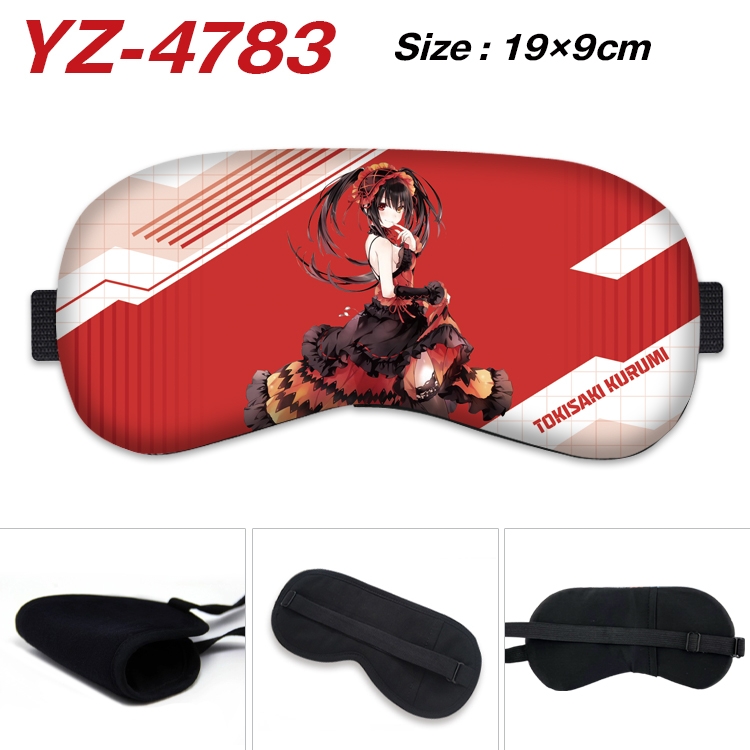 Date-A-Live animation ice cotton eye mask without ice bag price for 5 pcs  YZ-4783