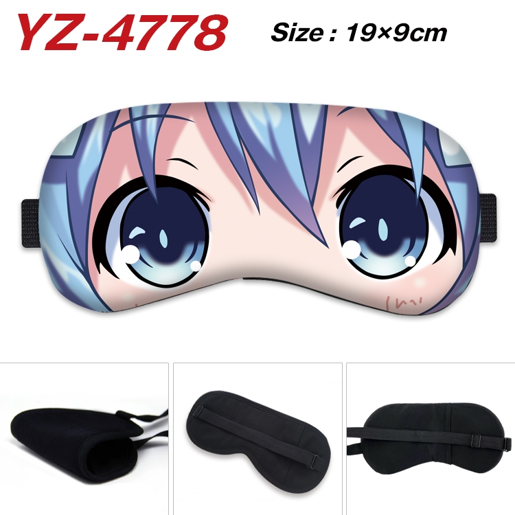 Date-A-Live animation ice cotton eye mask without ice bag price for 5 pcs YZ-4778