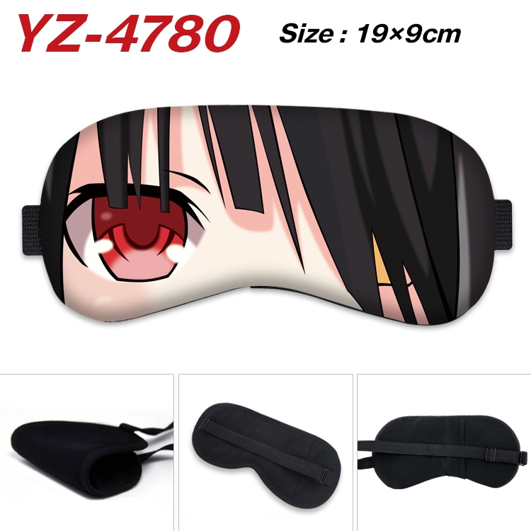 Date-A-Live animation ice cotton eye mask without ice bag price for 5 pcs  YZ-4780