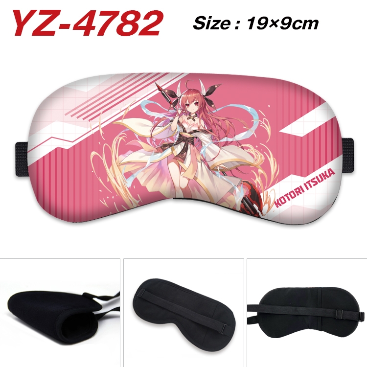 Date-A-Live animation ice cotton eye mask without ice bag price for 5 pcs YZ-4782