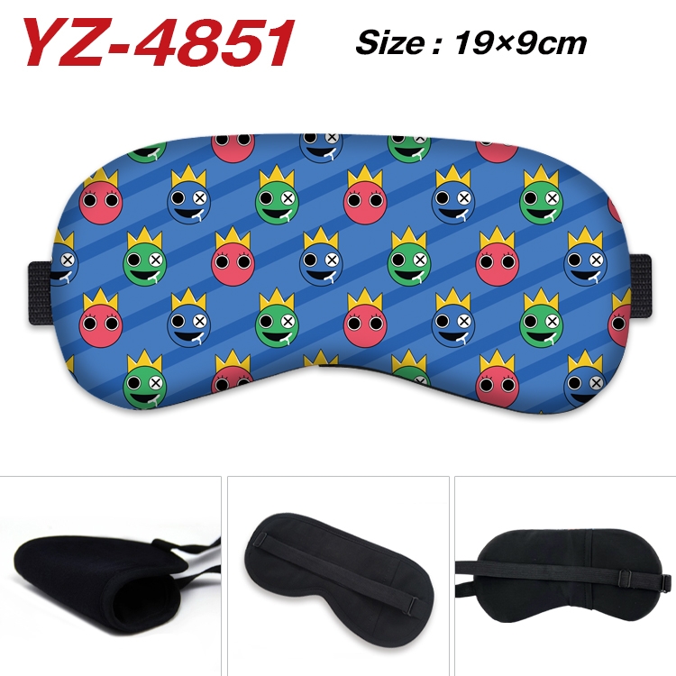 rainbow friends animation ice cotton eye mask without ice bag price for 5 pcs YZ-4851