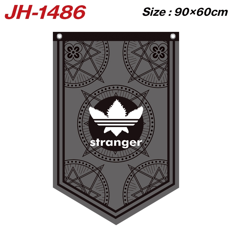 Stranger Things Anime Peripheral Full Color Printing Banner 90X60CM  JH-1486