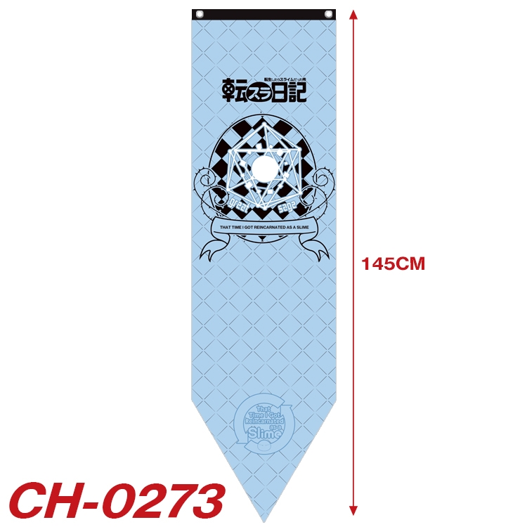 That Time I Got Slim Benimaru Shion Anime Peripheral Full Color Printing Banner 40X145CM CH-0273A