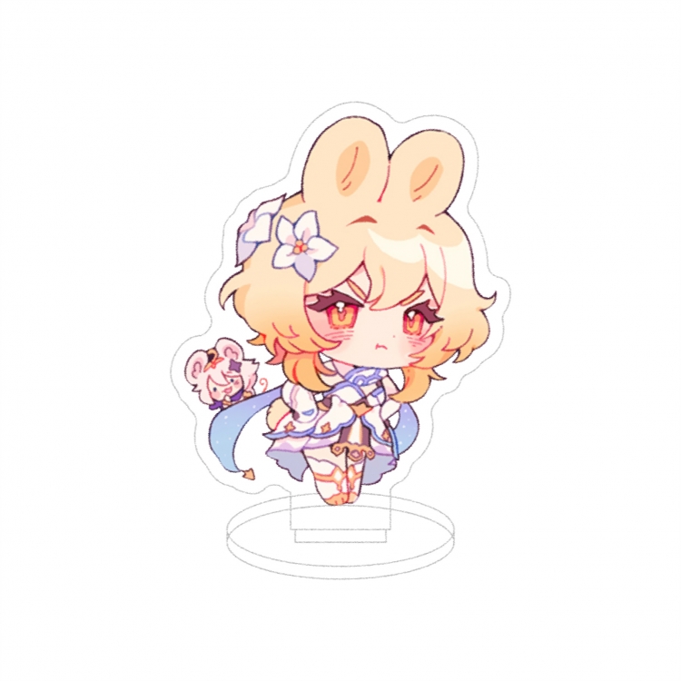 Genshin Impact Anime characters acrylic Standing Plates Keychain 10cm