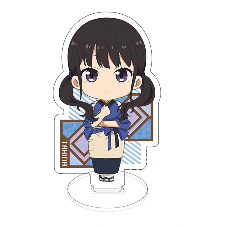 Lycoris Recoil Anime characters acrylic Standing Plates Keychain 10cm