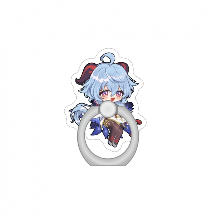 Genshin Impact Anime Peripheral Acrylic Ring Buckle Phone Holder price for 5 pcs