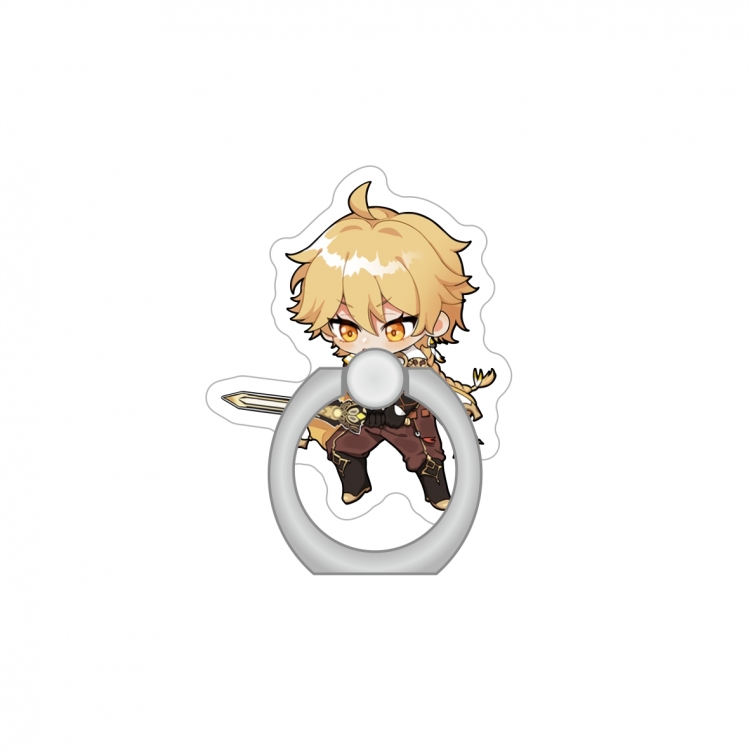 Genshin Impact Anime Peripheral Acrylic Ring Buckle Phone Holder price for 5 pcs