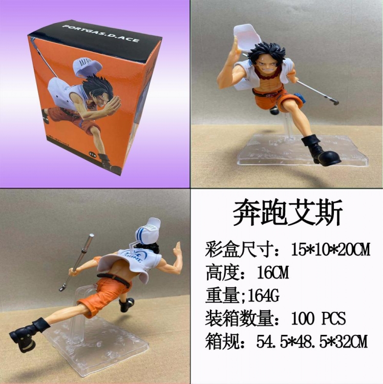 One Piece Boxed Figure Decoration Model 16cm