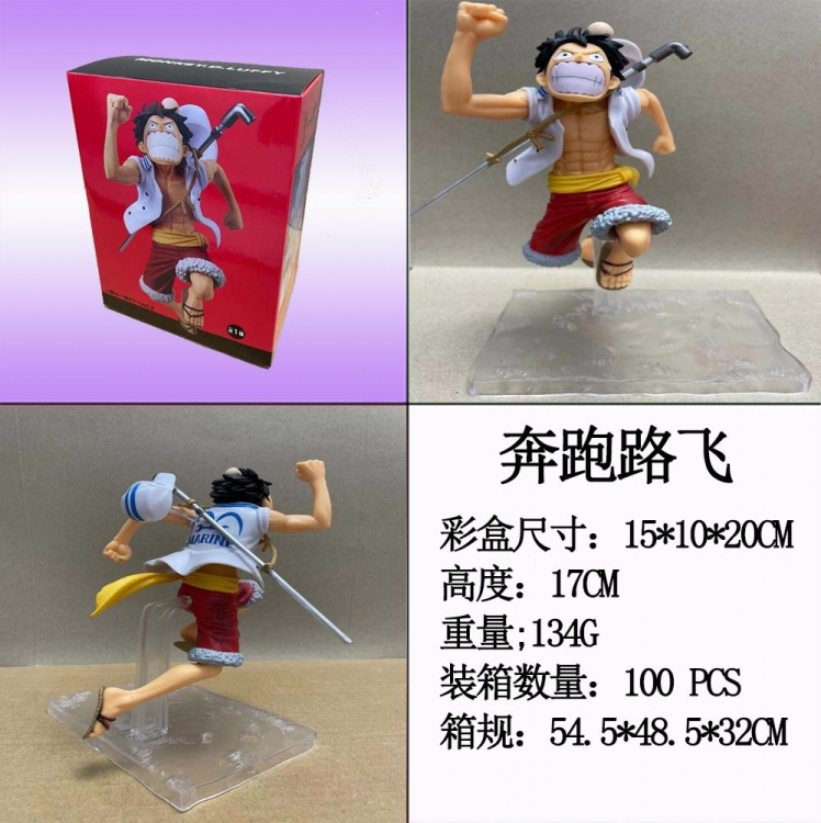 One Piece Boxed Figure Decoration Model 17cm