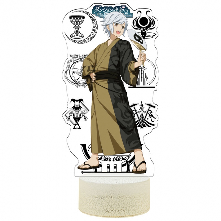 Is it wrong to try to Pick Up Girls in a Dungeon Acrylic Night Light 16 Color-changing USB Interface Box Set 19X7X4CM wh