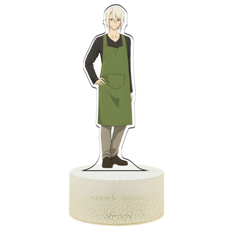 The Devil is a Part-Timer! Acrylic Night Light 16 Color-changing USB Interface Box Set 19X7X4CM white base