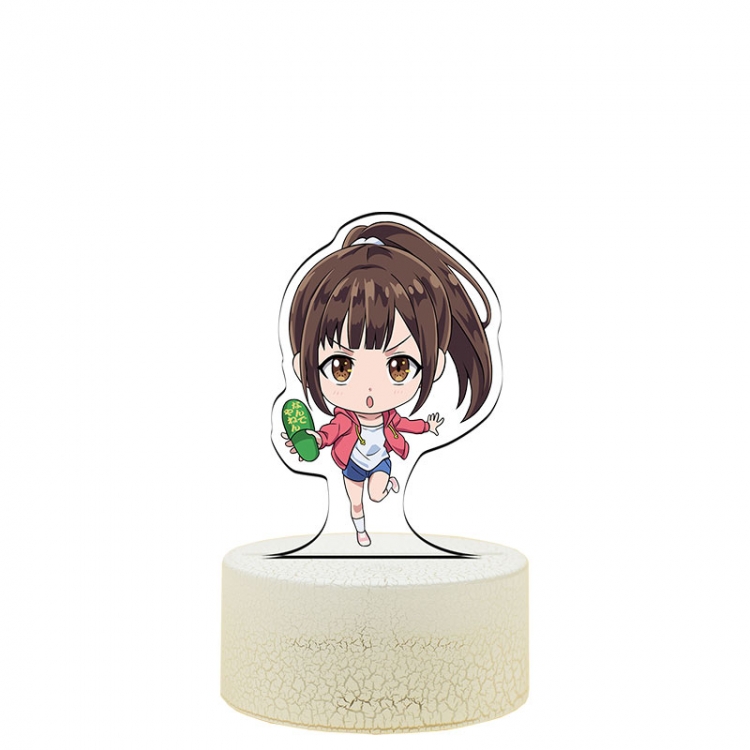 FUUTOPI Acrylic night light 16 kinds of color changing USB interface box 14X7X4CM white base