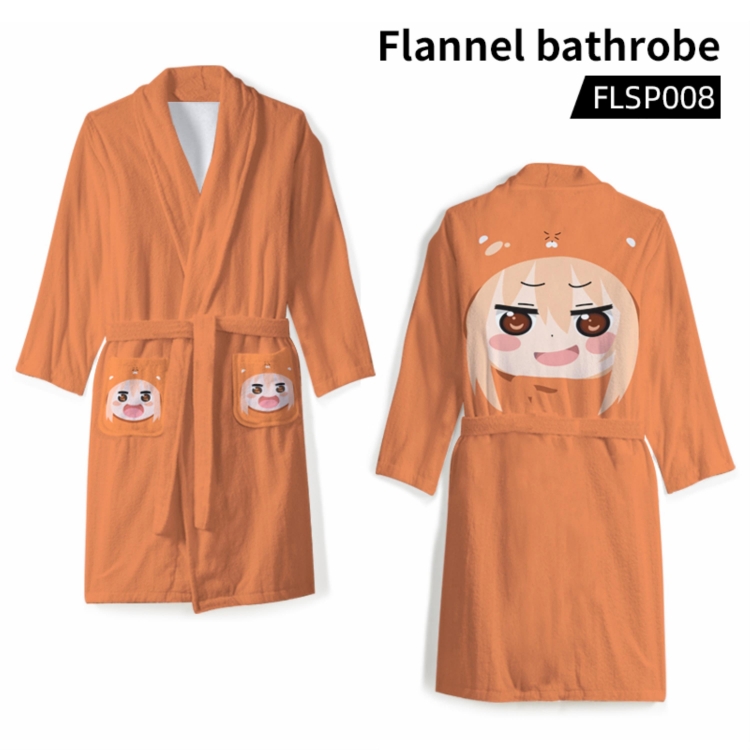 Himouto! Umaru-chan The flannel nightgown supports the customization of single pattern FLSP008