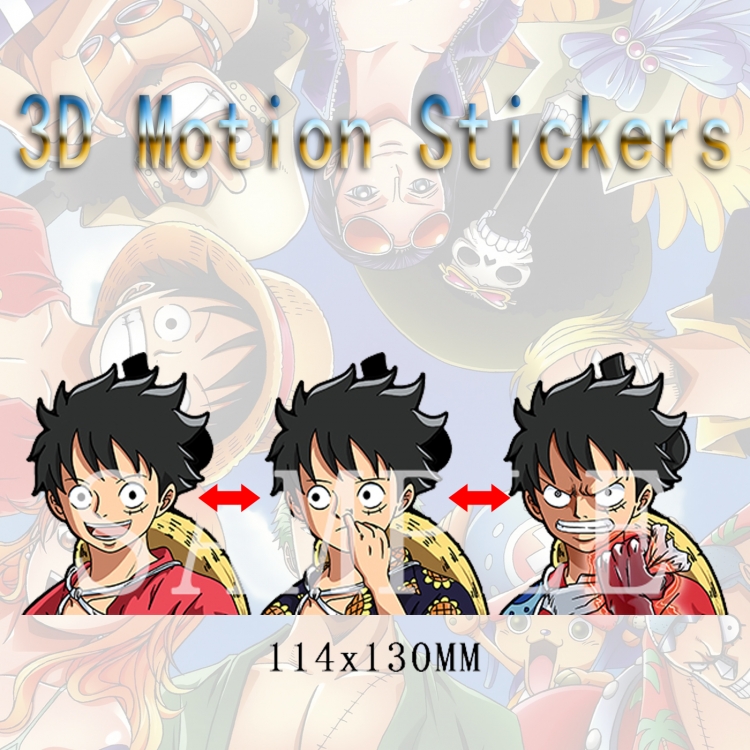 One Piece Magic 3D HD variable map car computer animation stickers price for 2 pcs