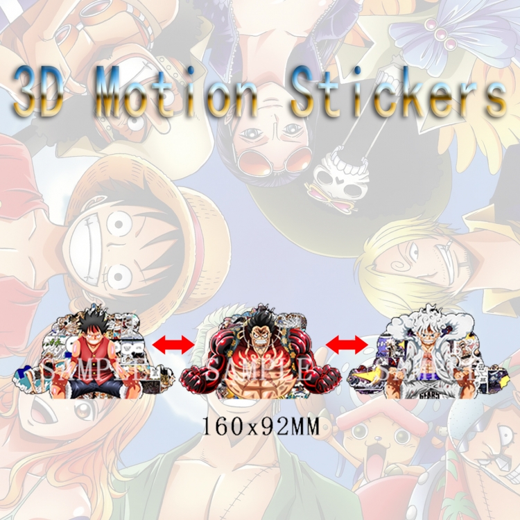 One Piece Magic 3D HD variable map car computer animation stickers price for 2 pcs