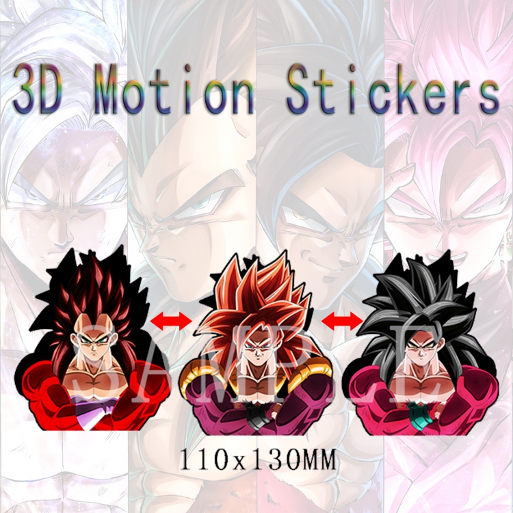 DRAGON BALL Magic 3D HD variable map car computer animation stickers price for 2 pcs
