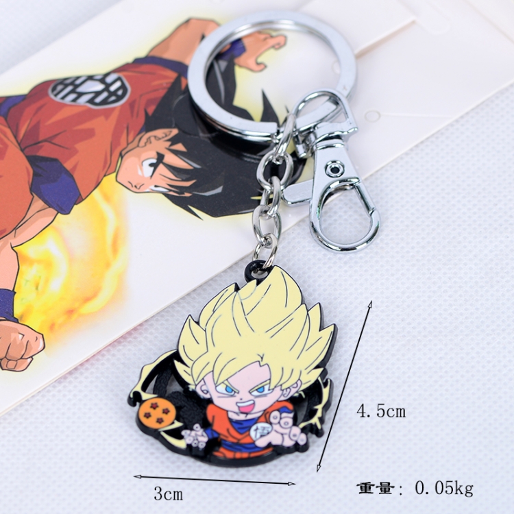 DRAGON BALL Rotary key chain pendant price for 5 pcs