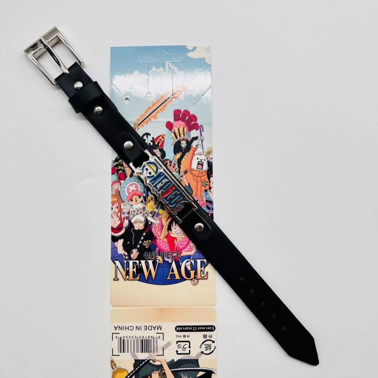 One Piece Anime peripheral Bracelet Leather Bracelet price for 5 pcs