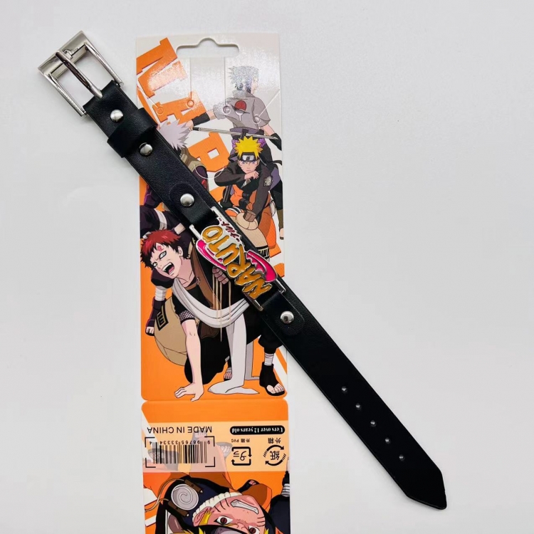 Naruto Anime peripheral Bracelet Leather Bracelet price for 5 pcs