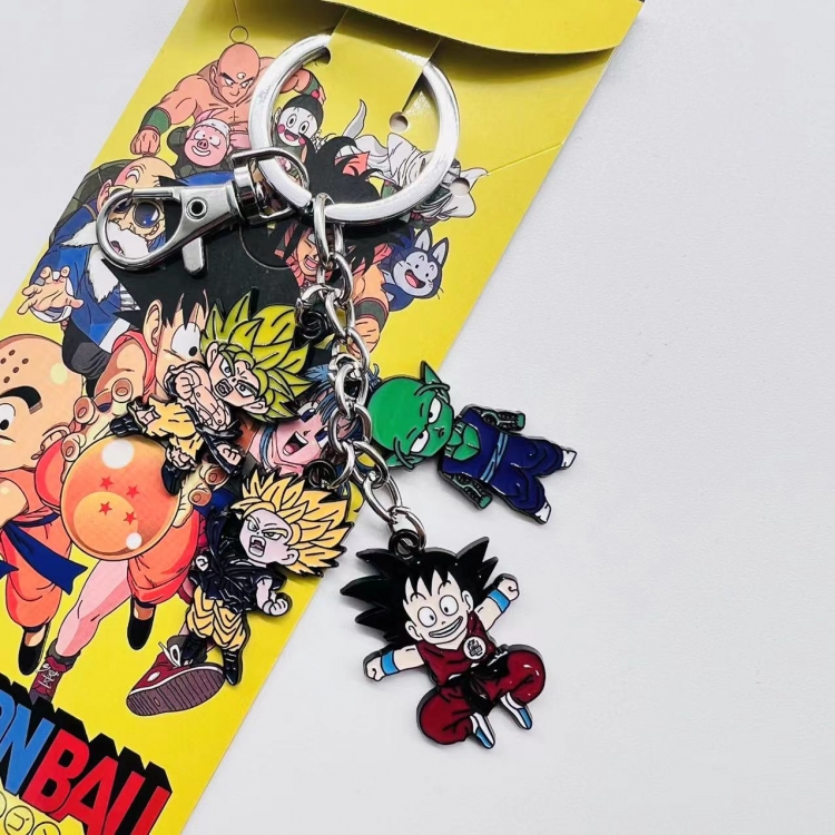 DRAGON BALL Animation cartoon character key chain schoolbag pendant