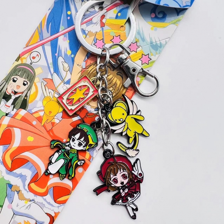 Card Captor Sakura Animation cartoon character key chain schoolbag pendant