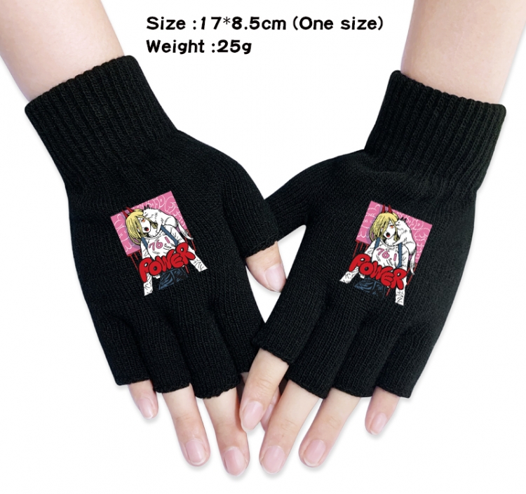 Tokyo Revengers Anime knitted half finger gloves 17x8.5cm