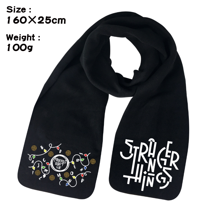 Stranger Things Anime fleece scarf bib 160X25CM 