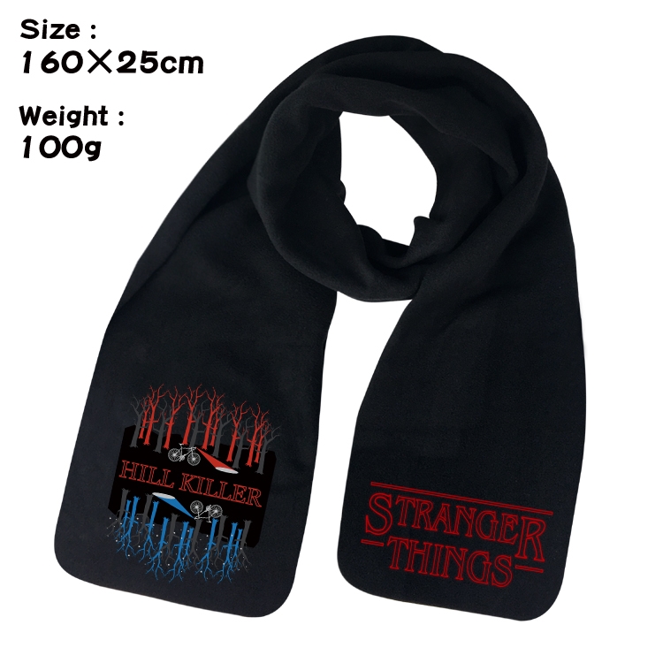 Stranger Things Anime fleece scarf bib 160X25CM 