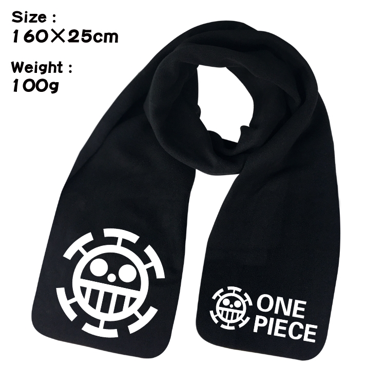 One Piece  Anime fleece scarf bib 160X25CM 