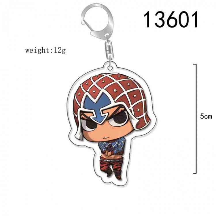 JoJos Bizarre Adventure Anime Acrylic Keychain Charm price for 5 pcs 13601