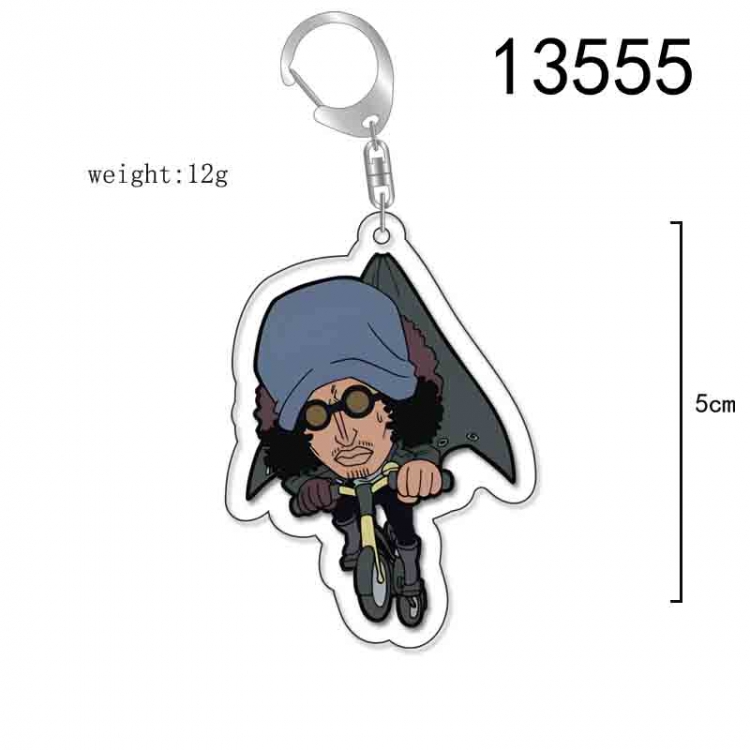 One Piece Anime Acrylic Keychain Charm price for 5 pcs 13555