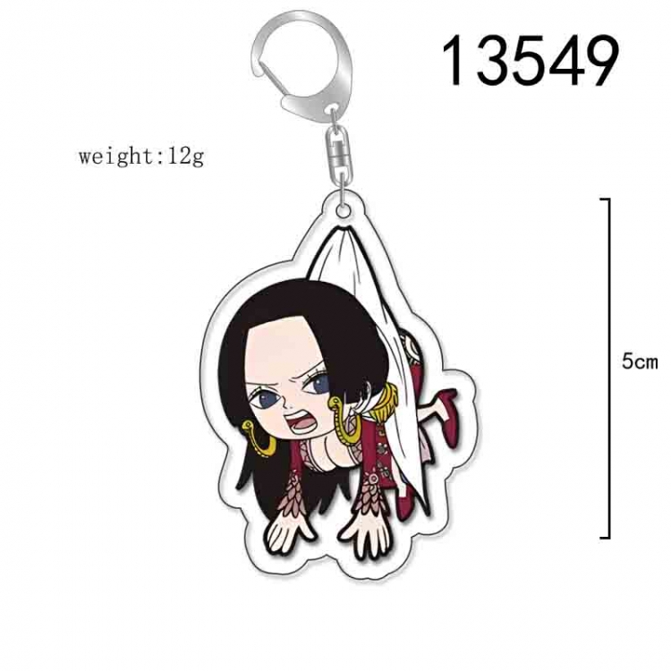 One Piece Anime Acrylic Keychain Charm price for 5 pcs 13549