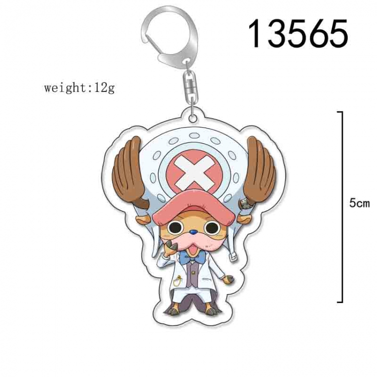 One Piece Anime Acrylic Keychain Charm price for 5 pcs 13565