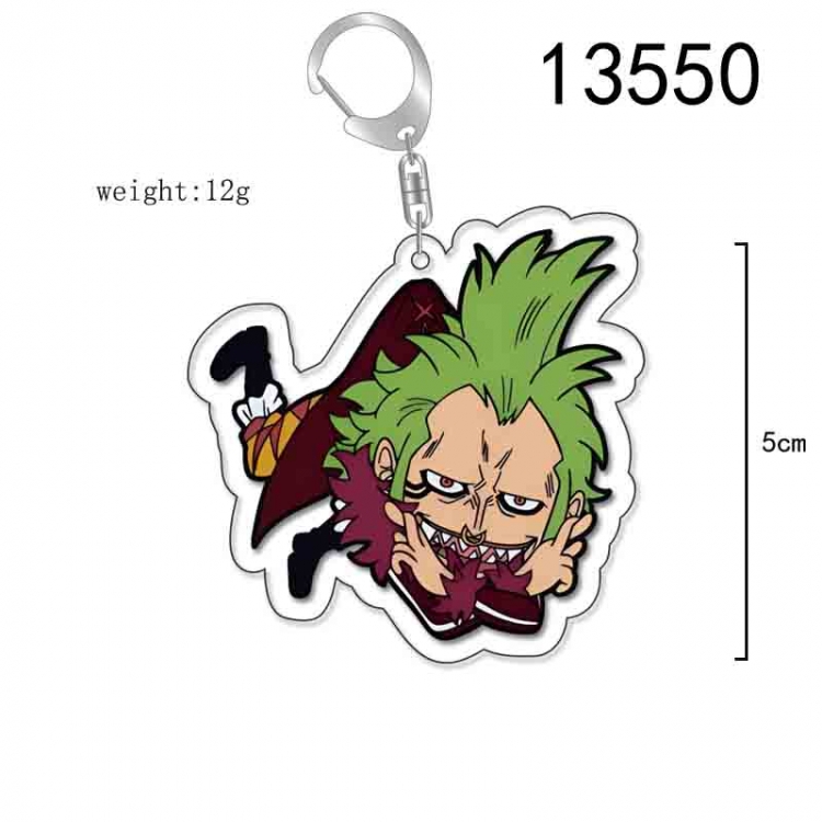 One Piece Anime Acrylic Keychain Charm price for 5 pcs 13550