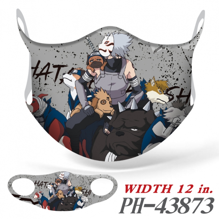 Naruto Full color Ice silk seamless Mask price for 5 pcs  PH-43873A