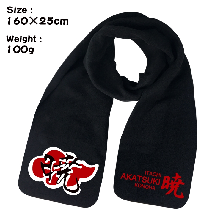 Naruto Anime fleece scarf bib 160X25CM 