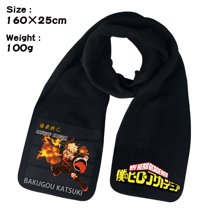 My Hero Academia Anime fleece scarf bib 160X25CM 