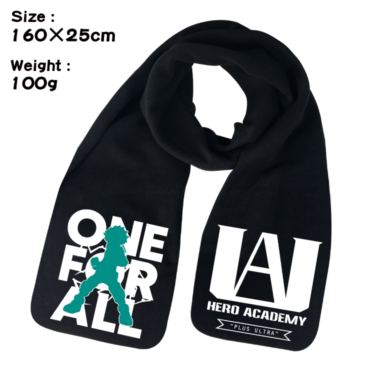 My Hero Academia Anime fleece scarf bib 160X25CM 