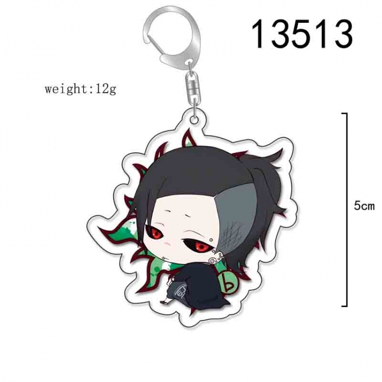 Tokyo Ghoul Anime Acrylic Keychain Charm price for 5 pcs 13513