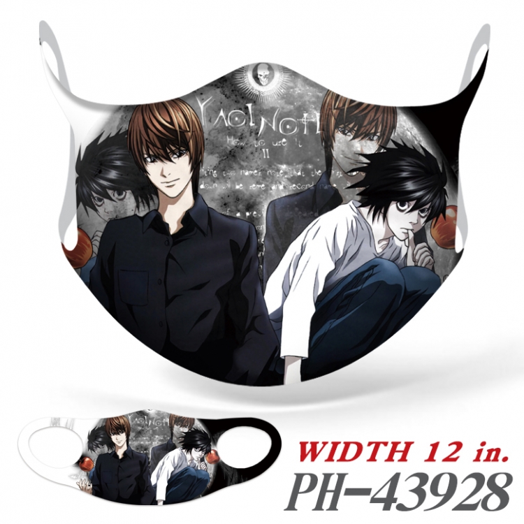 Death note Full color Ice silk seamless Mask price for 5 pcs PH-43928A