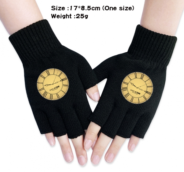 Date-A-Live Anime knitted half finger gloves 17x8.5cm